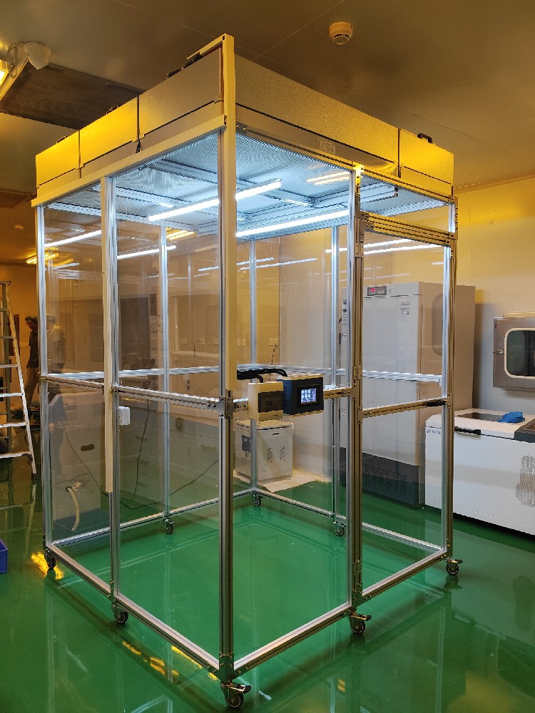 山東煙臺(tái)潔凈棚完美竣工